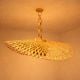Handcrafted Bamboo Spiral Pendant Lamp
